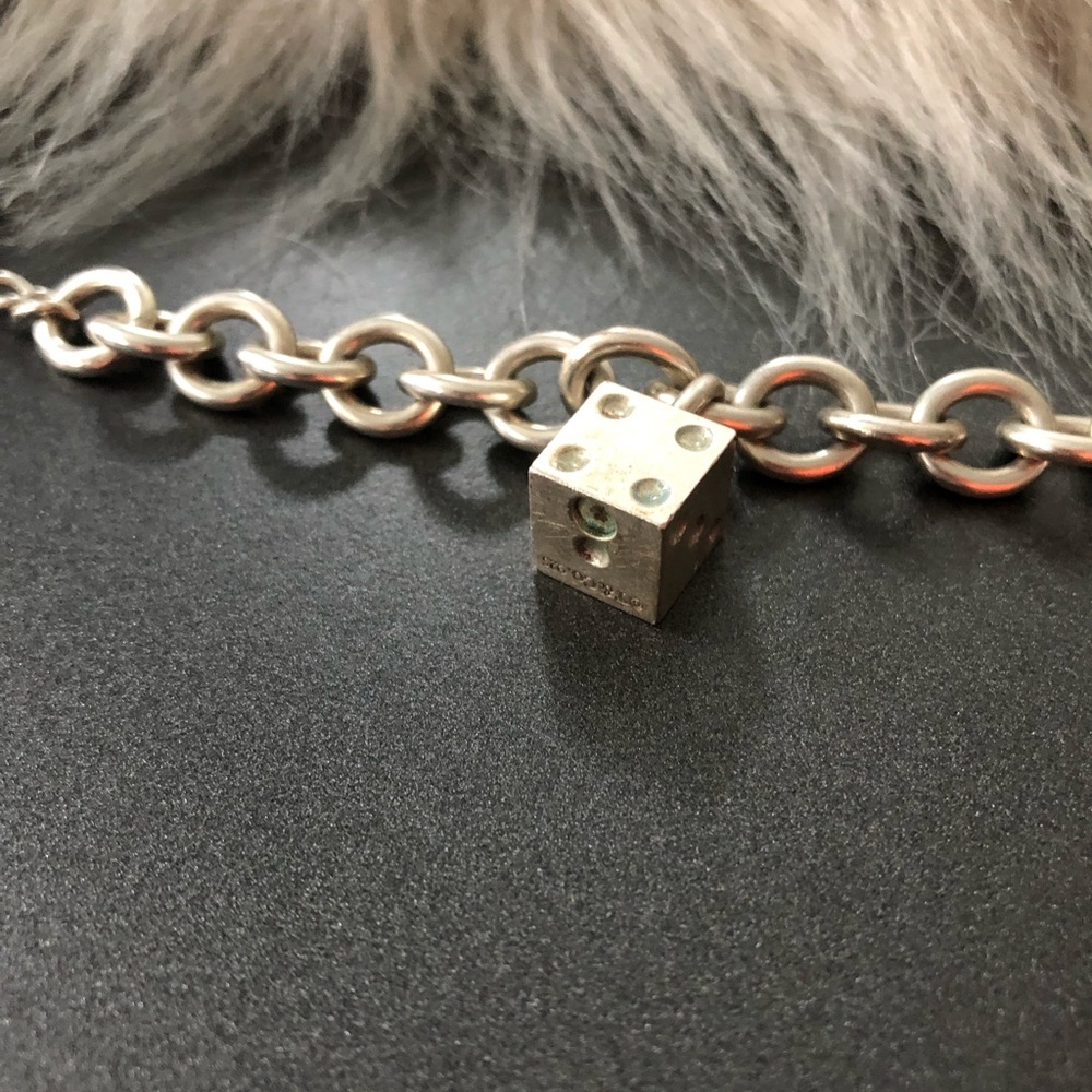 Authentic Tiffany and Co Dice Charm silver 925